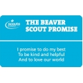 Beaver Non-religious Alternative Motto and Promise Card